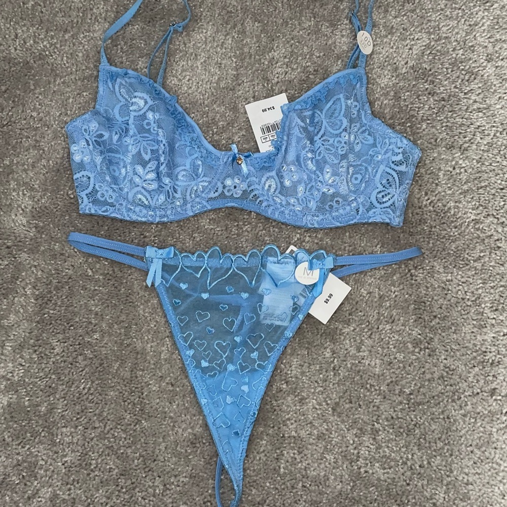 🦋NWT Cotton On Blue Lingerie Set
